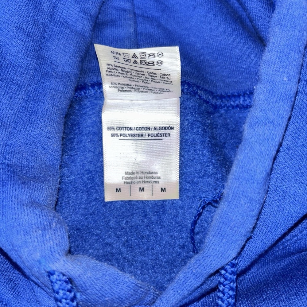 Memphis Zoo Hoodie Mens Large Blue Pullover Preserve & Protect Wildlife Tourist - Picture 5 of 9